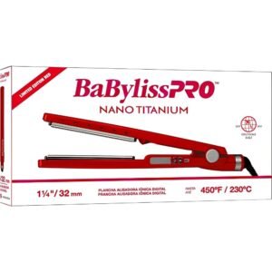 PLANCHITA BABYLISS NANO TITANIUM IONICA DIGITAL  4091 BLACK&BLUE